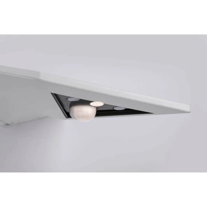 LED Solar Sensor-Wandleuchte Yoko IP44 3000K Weiß