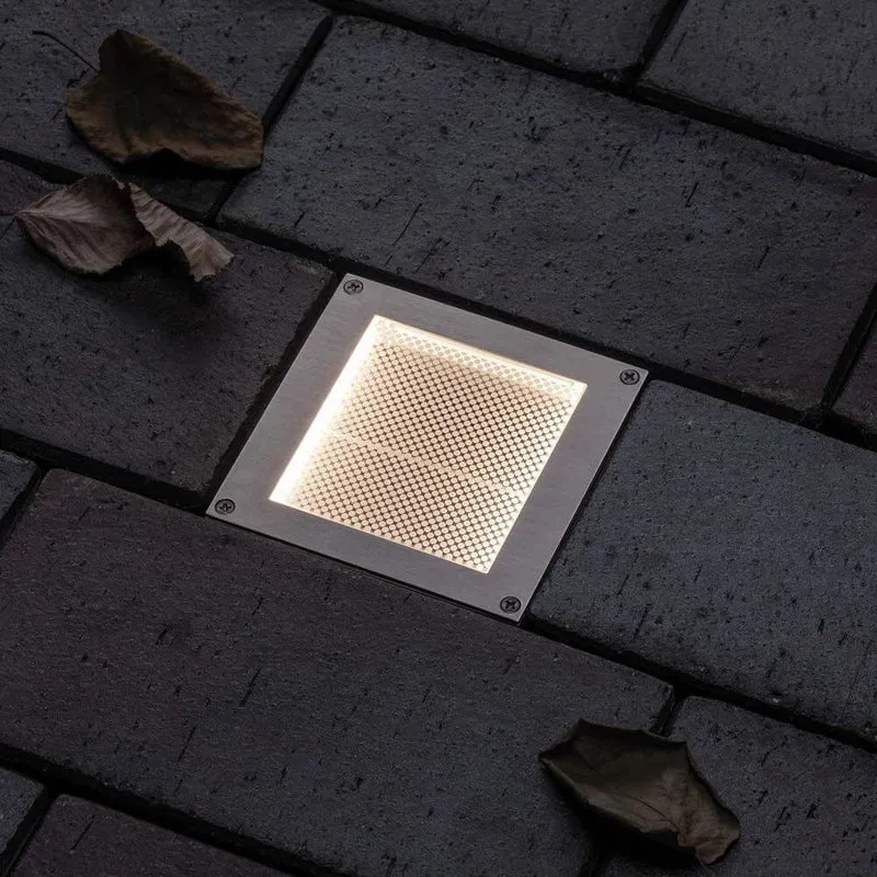 LED Solar Bodeneinbauleuchte Aron mit Bewegungsmelder IP67 3000K