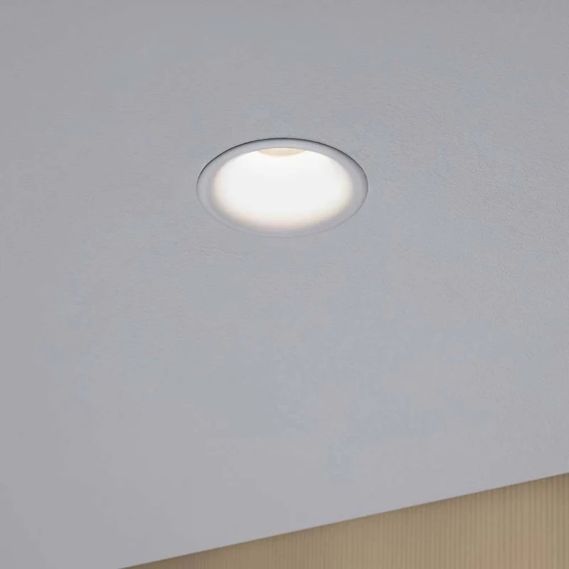 LED Einbauleuchten-Set Cymbal Coin Warmdimmfunktion IP44 Weiß