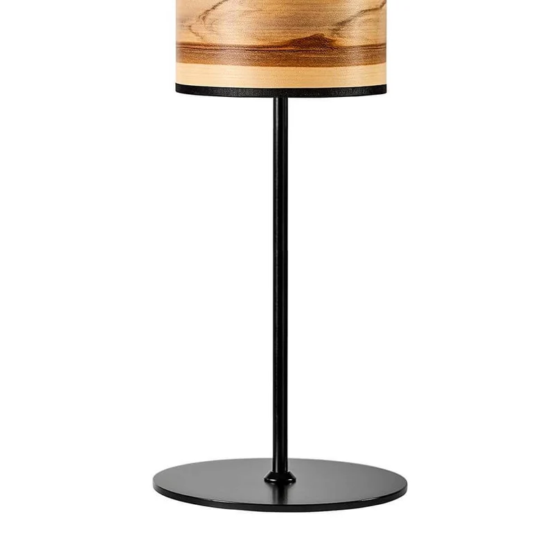 Holz-Tischleuchte Arboreus 50cm Satin Nussbaum