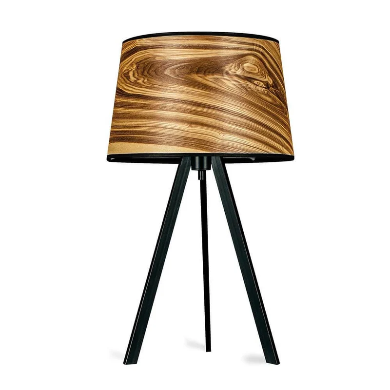 Dreibeintischlampe Attica 60cm Esche