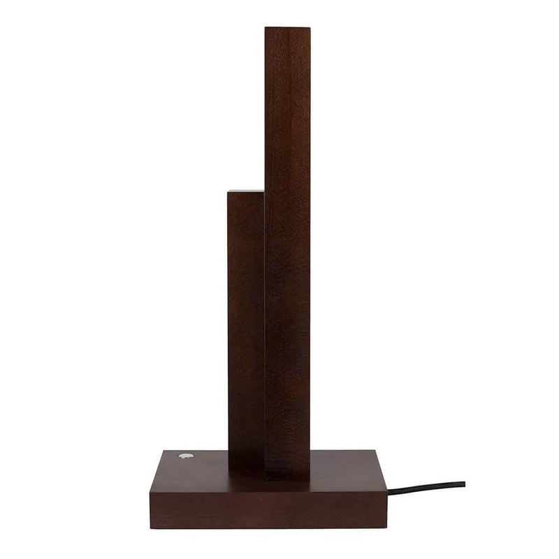LED Tischlampe Manhattan Touch-Dimmer 910lm Nuss