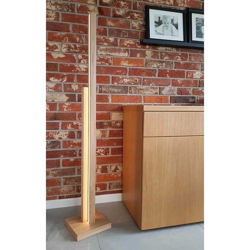 LED Stehlampe Soho Touch-Dimmer 3500lm Eiche-Geölt