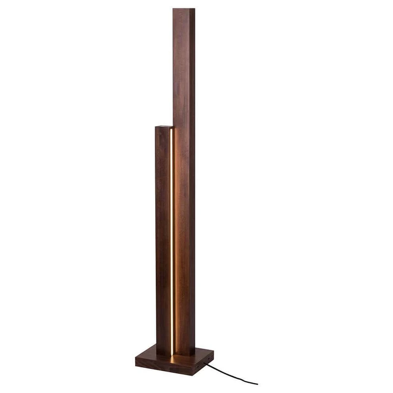 LED Stehleuchte Manhattan Touch-Dimmer 3500lm Nuss
