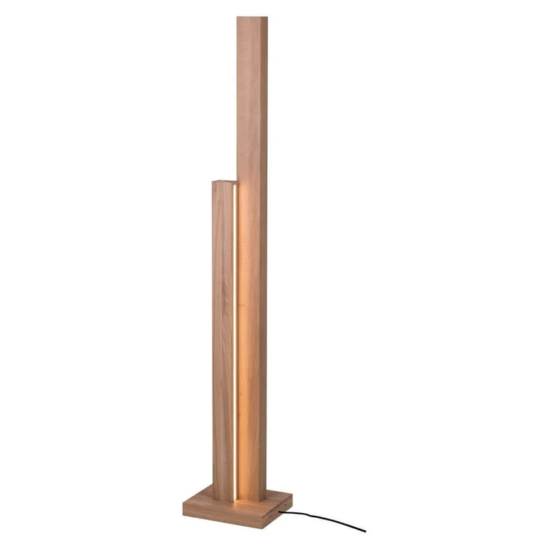 LED Stehlampe Manhattan Touch-Dimmer 3500lm Eiche-Geölt