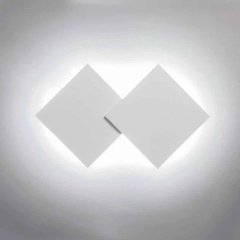 Lodes Puzzle Double eckig 30cm LED Wand- & Deckenleuchte