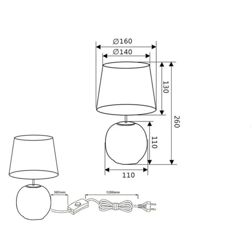 Lampe Grise