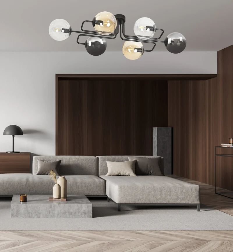 Plafonnier En Verre Moderne