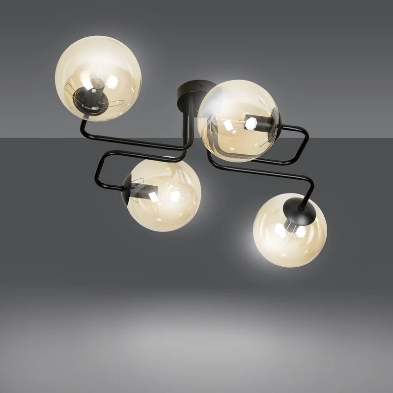 Plafonnier Boule Art Deco