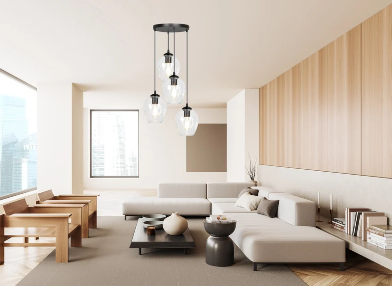 Lustre Suspension Rustique