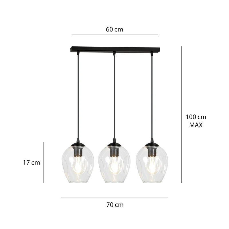 Plafonnier 3 Suspensions