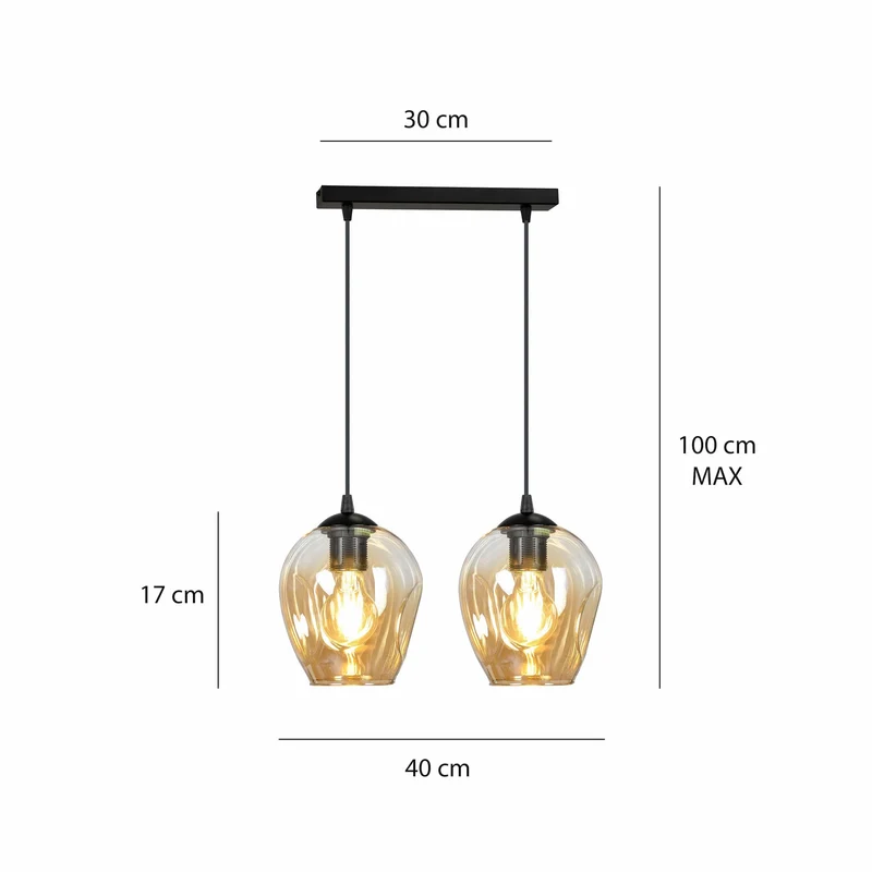 Suspension Industrielle Vintage