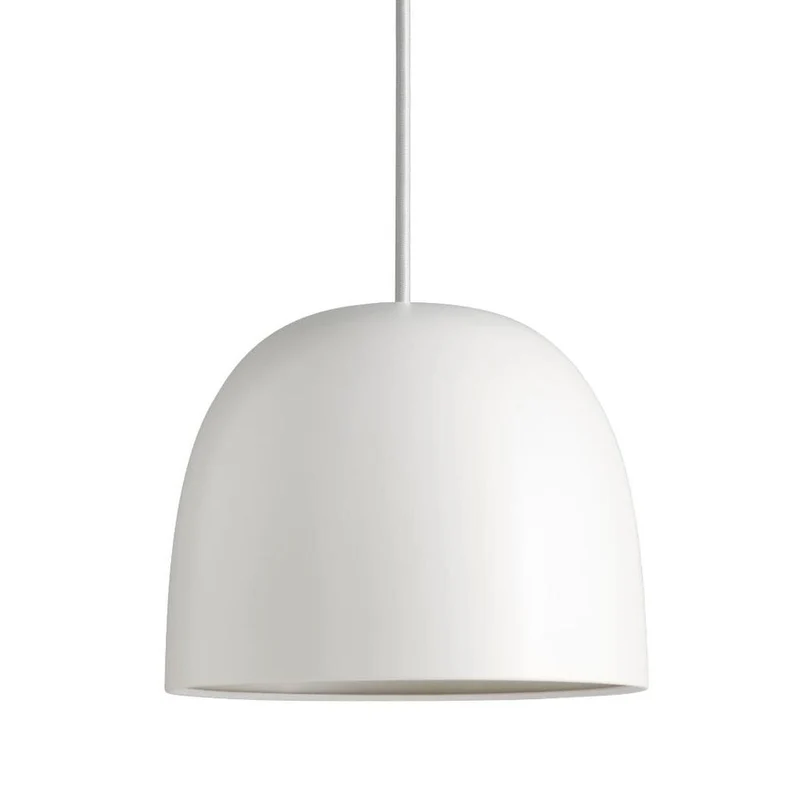 Super215 Opal-glas Pendel - Piet Hein (Ø 21,5 cm, 3 m hvid ledning)