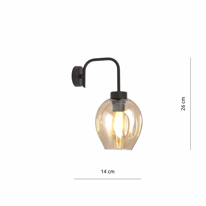 Applique Tulipe Verre