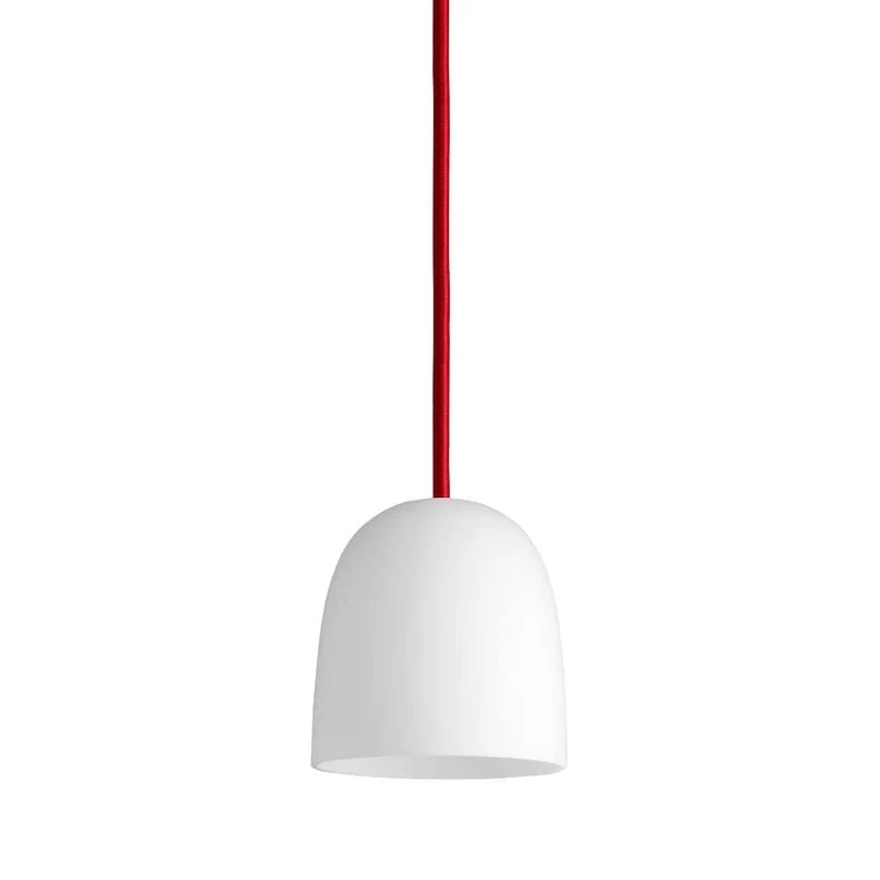 Super115 mm Pendel Opal-glass (G9 42w) - Rød LEDning 3m