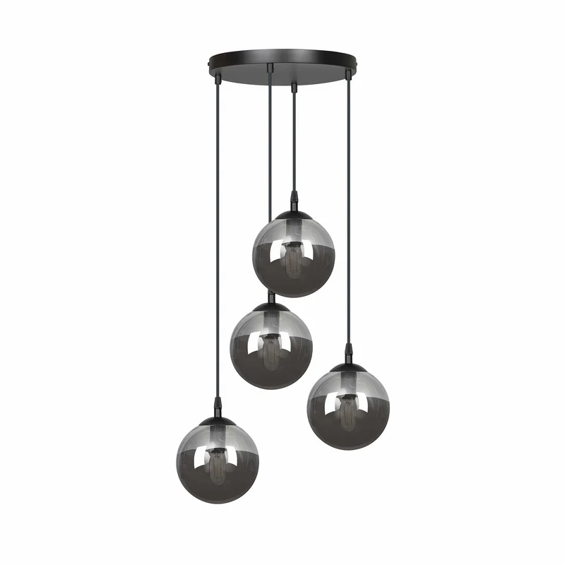 Lampe Suspension Boule Verre Souflée