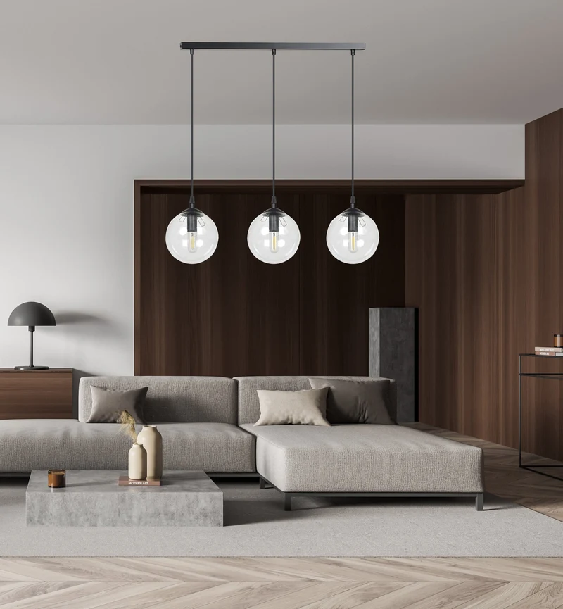Plafonnier Suspension Boule Verre