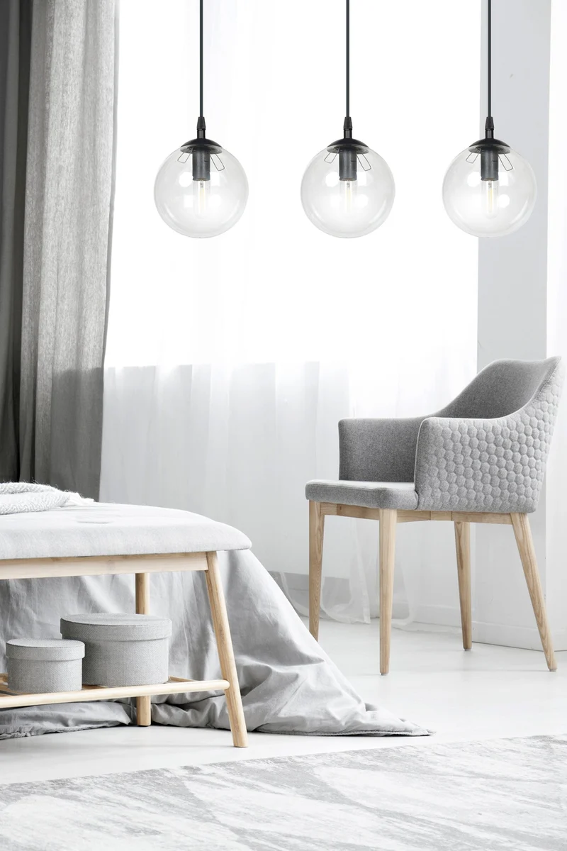 Plafonnier Suspension Boule Verre