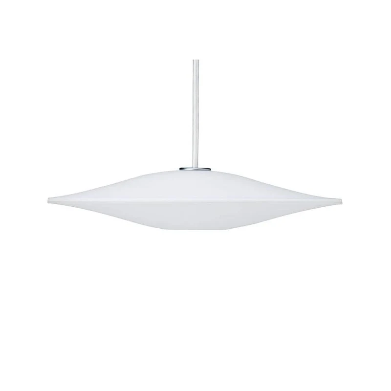 Sinus 330p Opal-glas (LED 7,5W) - Hvid Textil LEDning - Designed 1967 - Pendel