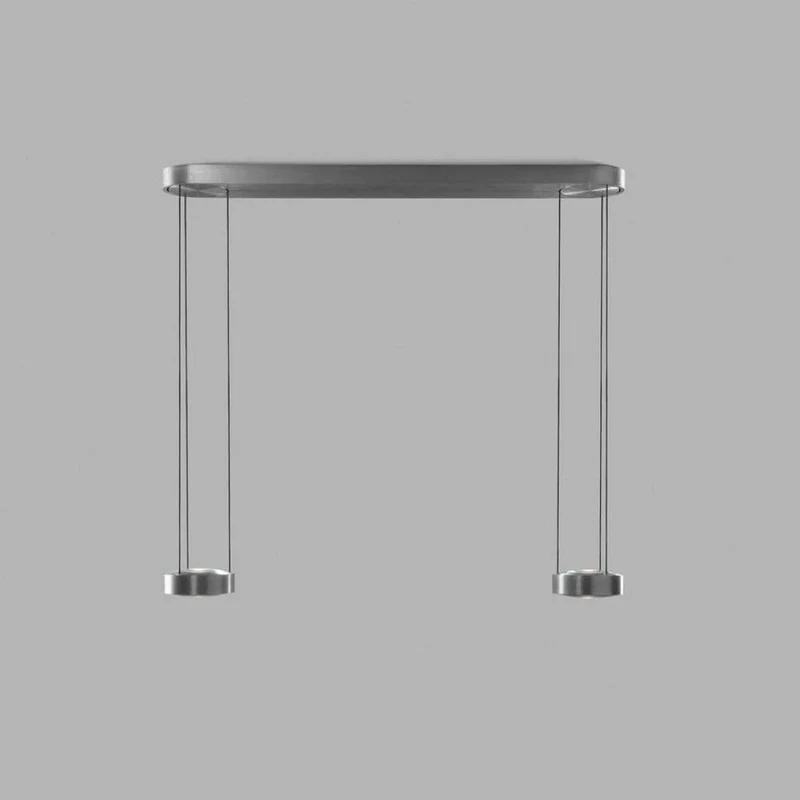 Orbit Langbordspendel 2 Ø15 Titanium LED