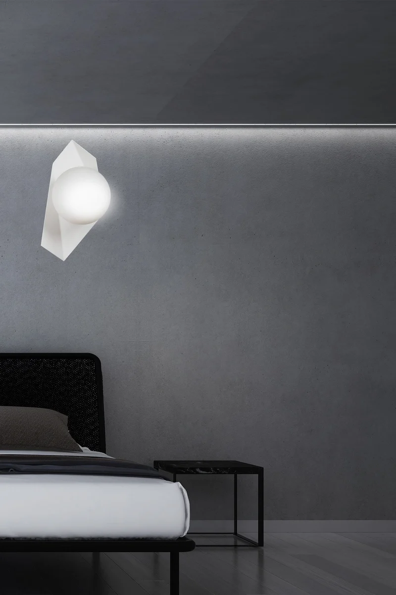 Applique Murale Boule Blanche