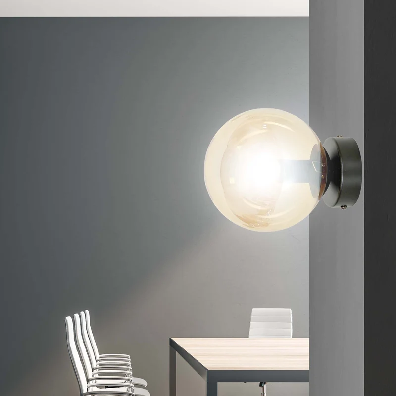 Applique Murale Boule En Verre