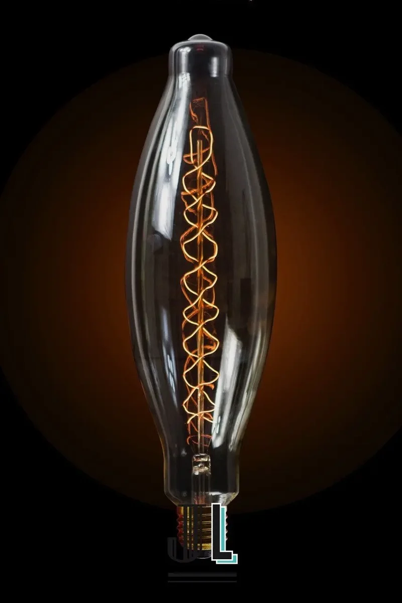 Ampoule globe à filament E27 Navett ambrée