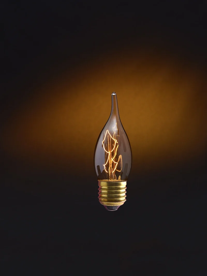 Ampoule vintage E27 Flamme Ivan 60W