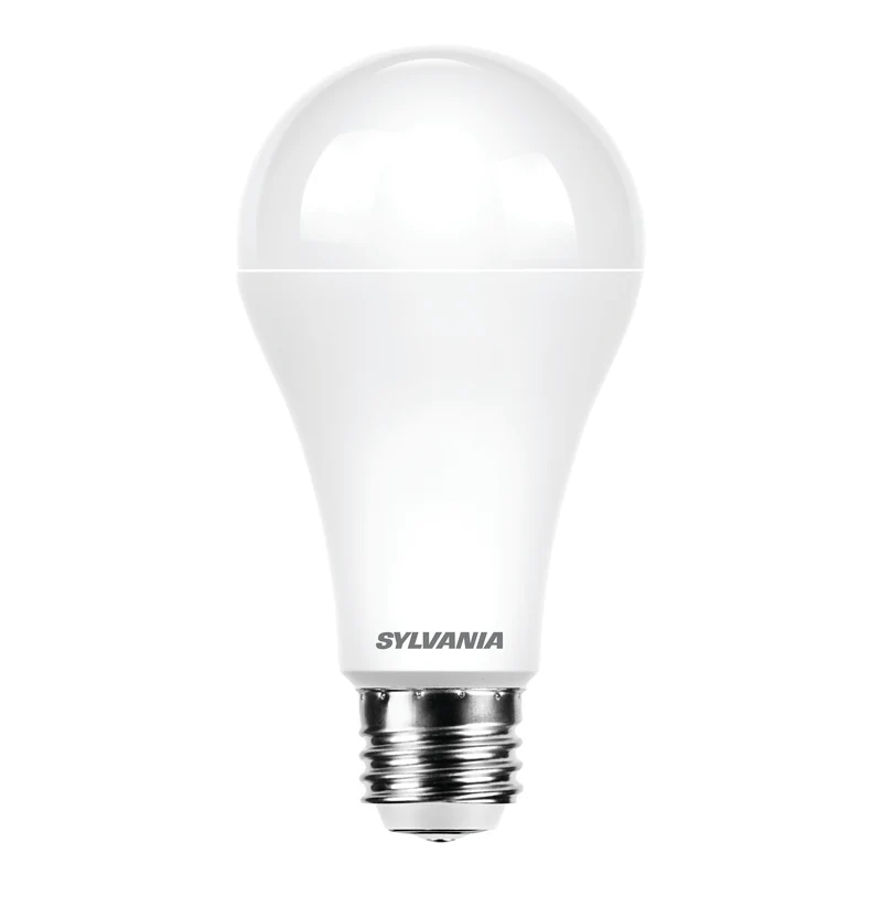 SYLVANIA 3-Way 6/13/19W EverydayLED A21 LED Light Bulb, 600/1500/2150 Lumens, Non Dimmable, 80 CRI, 2700K, Soft White - 1 PK