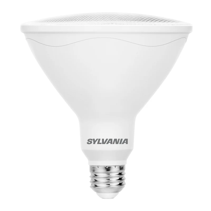 SYLVANIA 15W EverydayLED Light Bulb, PAR38 LED, Non Dimmable, 1100 Lumens, 3000K, White - 8 PK
