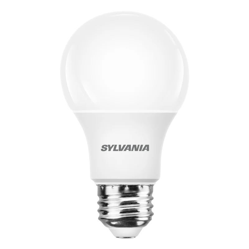 SYLVANIA 9W EverydayLED Light Bulb, A19 LED, Non Dimmable, 700 Lumens, 2700K, Soft White - 16 PK
