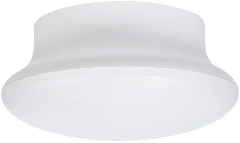 SYLVANIA LED Porcelain Ceiling Light Fixture, 60W = 9W, Energy Star, Non-Dimmable, 2700K, Soft White - 1 Pk