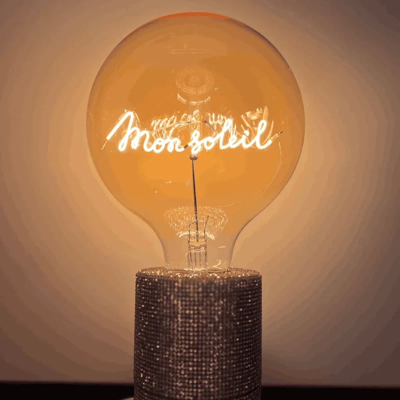 Ampoule décorative LED "Mon Soleil" - Message In The Bulb
