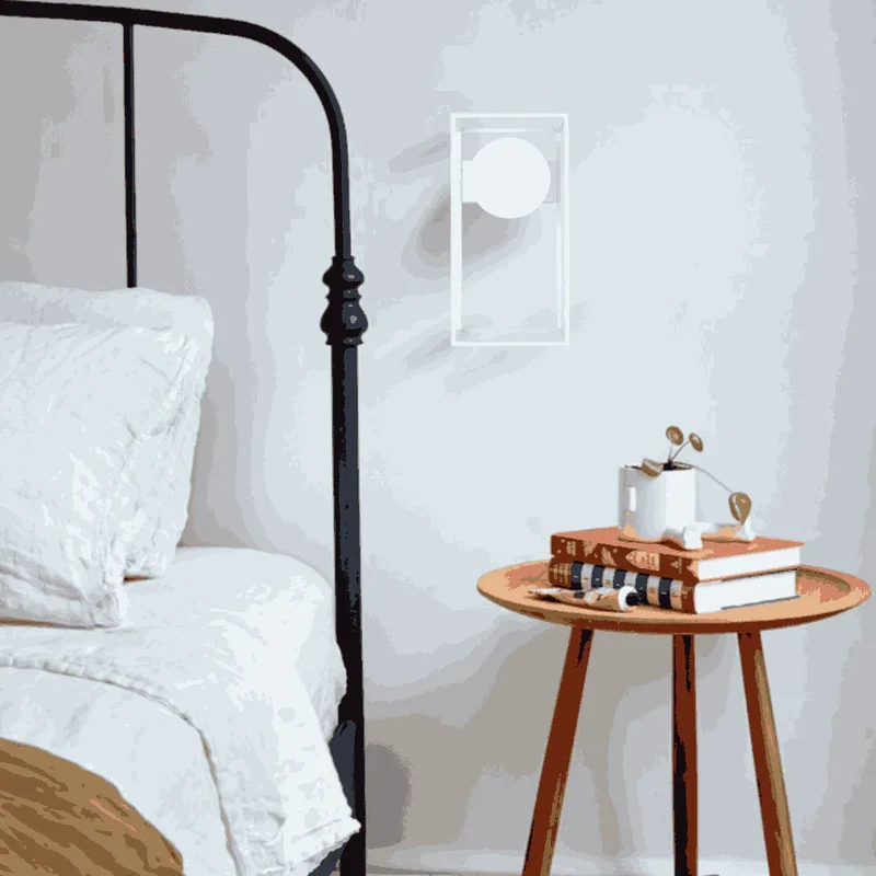 Applique Daisy – Verre opaque, design classique pour salle de bain