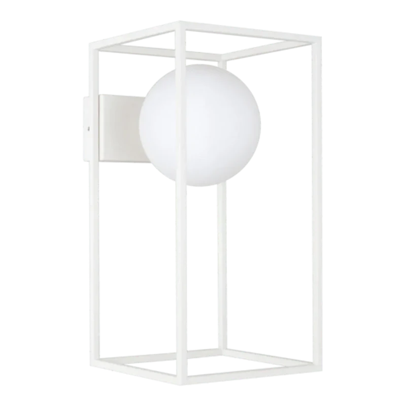 Applique Daisy – Verre opaque, design classique pour salle de bain