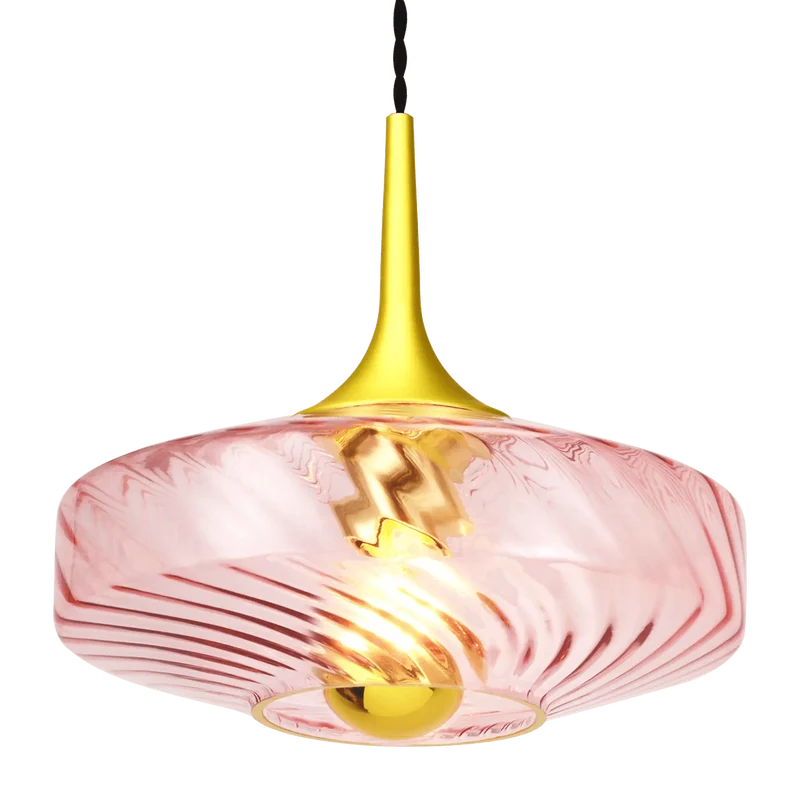 Suspension Roxanne Ø28 cm – Suspension décorative en verre soufflé élégant