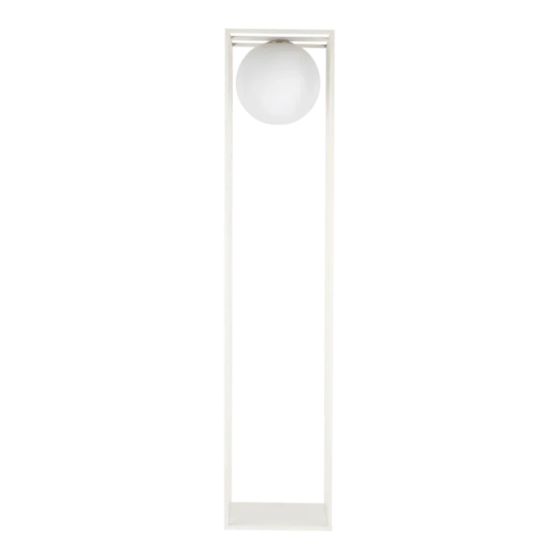 Lampadaire Daisy M – Verre opaque, design classique élégant 1,45 m