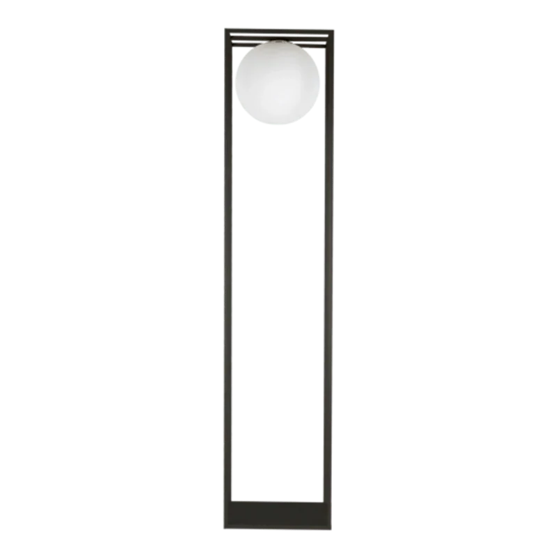 Lampadaire Daisy M – Verre opaque, design classique élégant 1,45 m