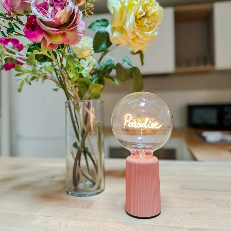 Ampoule décorative LED sans fil "PARADISE" - Message In The Bulb