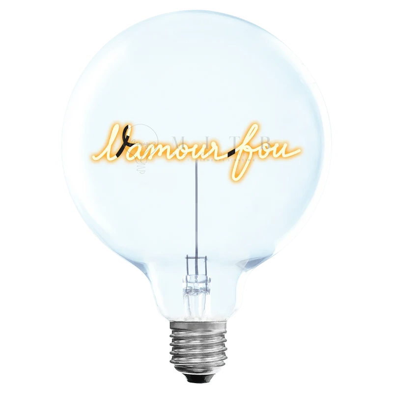 Ampoule décorative LED sans fil "L'AMOUR FOU"