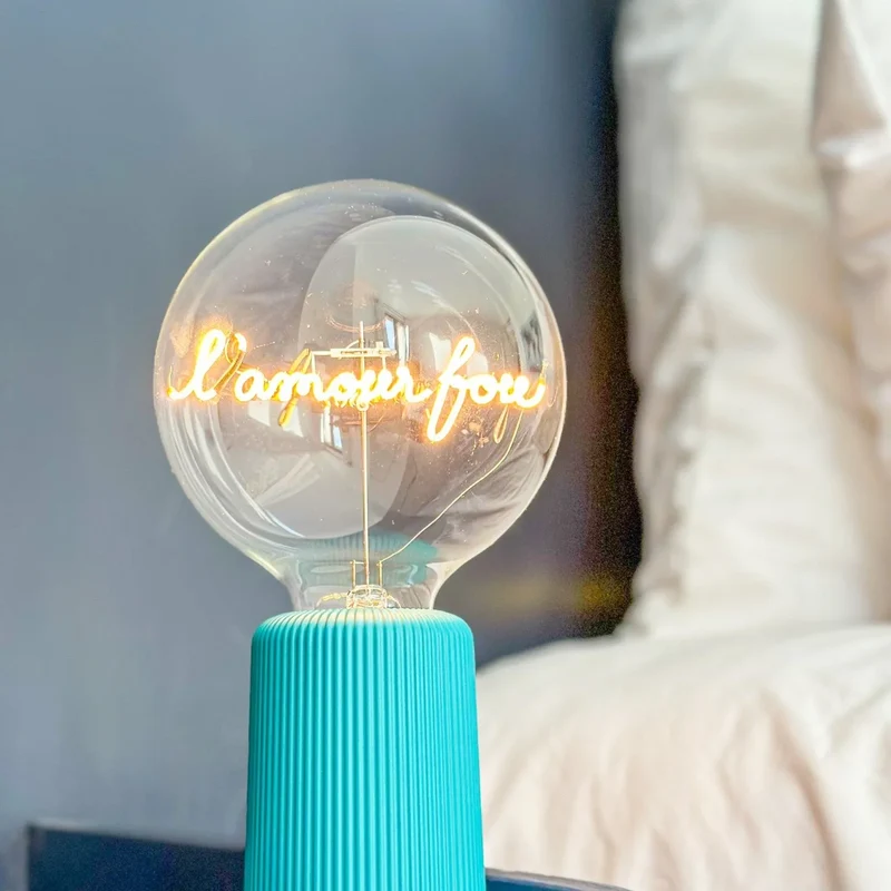 Ampoule décorative LED sans fil "L'AMOUR FOU"