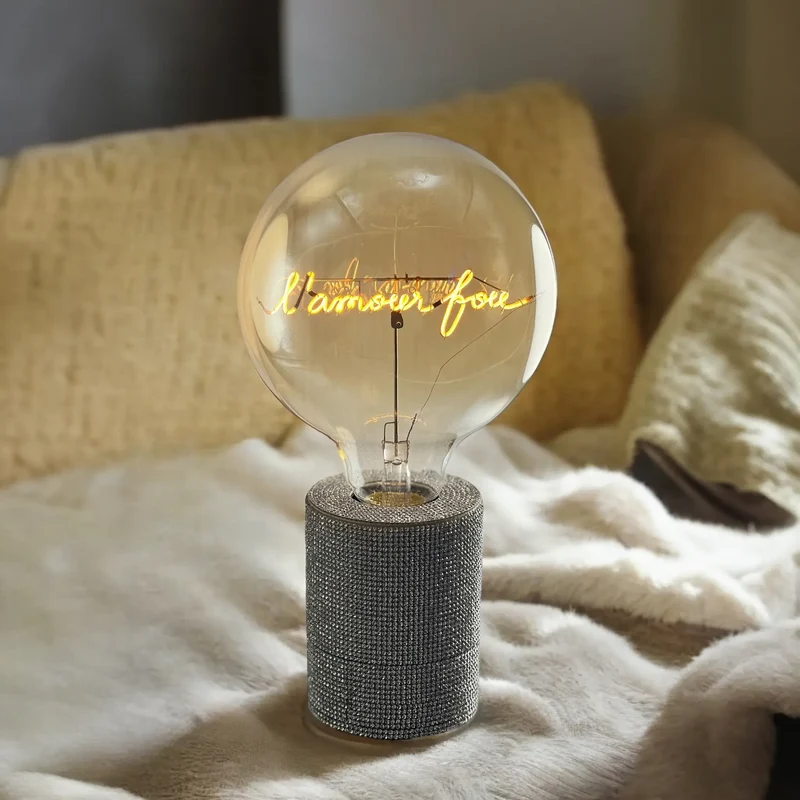 Ampoule décorative LED "L'amour Fou" - Message In TheBulb