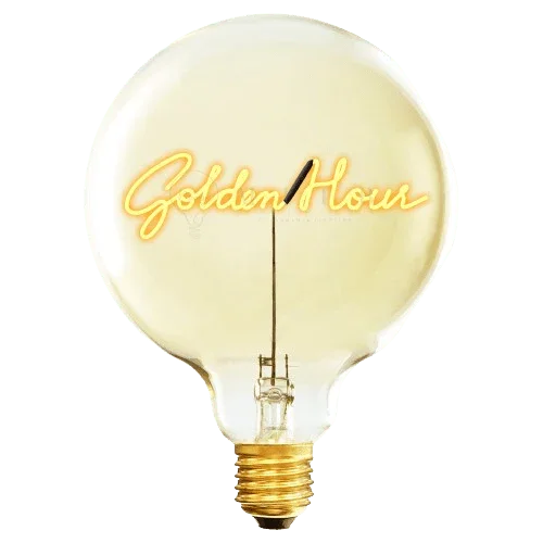 Ampoule décorative LED "Golden Hour" - Message In The Bulb