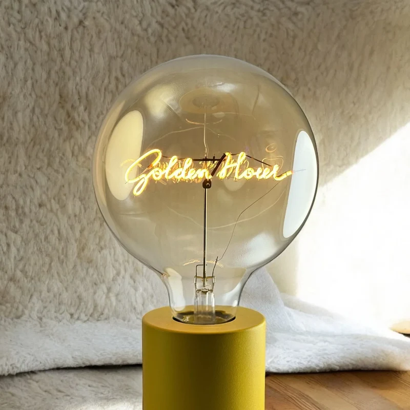 Ampoule décorative LED "Golden Hour" - Message In The Bulb