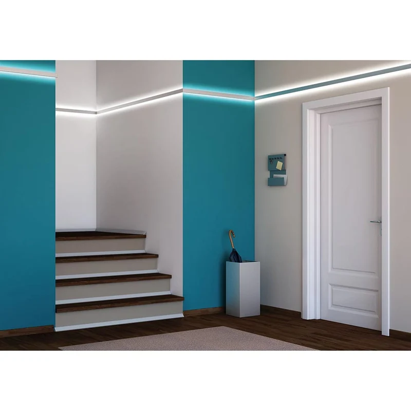 LED Strip Profil Duo 2m Alu-Eloxiert