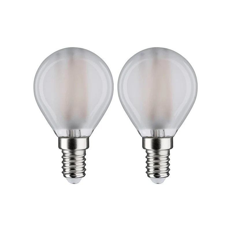 E14 4,8W LED Tropfen 2er Pack Filament 4000K Leuchtmittel