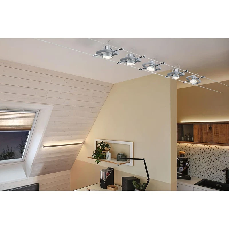 GU5,3 LED 3er Set 6W Reflektor Chrom 2700K