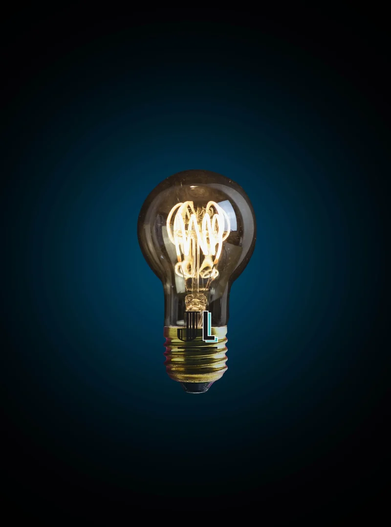 Ampoule ambrée poire à filament LED E27 4W - Modèle Sarah
