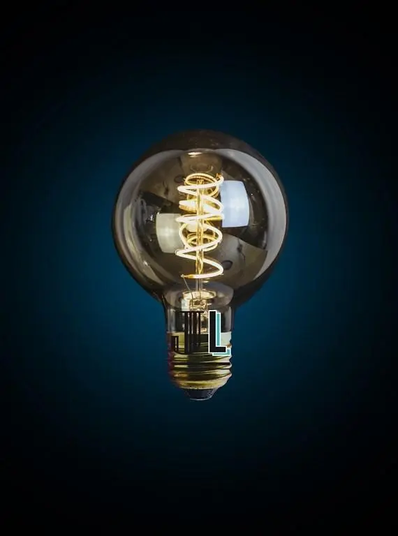 Ampoule LED E27 dimmable 4W - Globe ambré LILLY