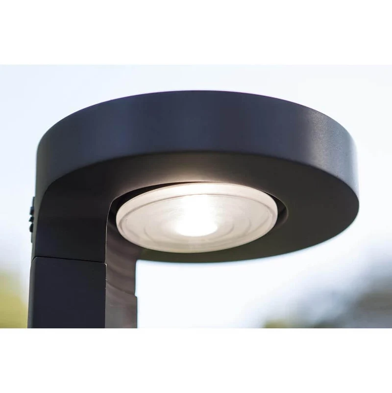 LED Solar-Pollerleuchte Diso IP44 Anthrazit